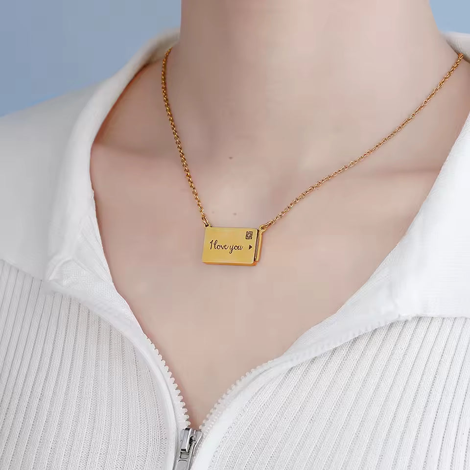 Collar Sobre Personalizado para novios