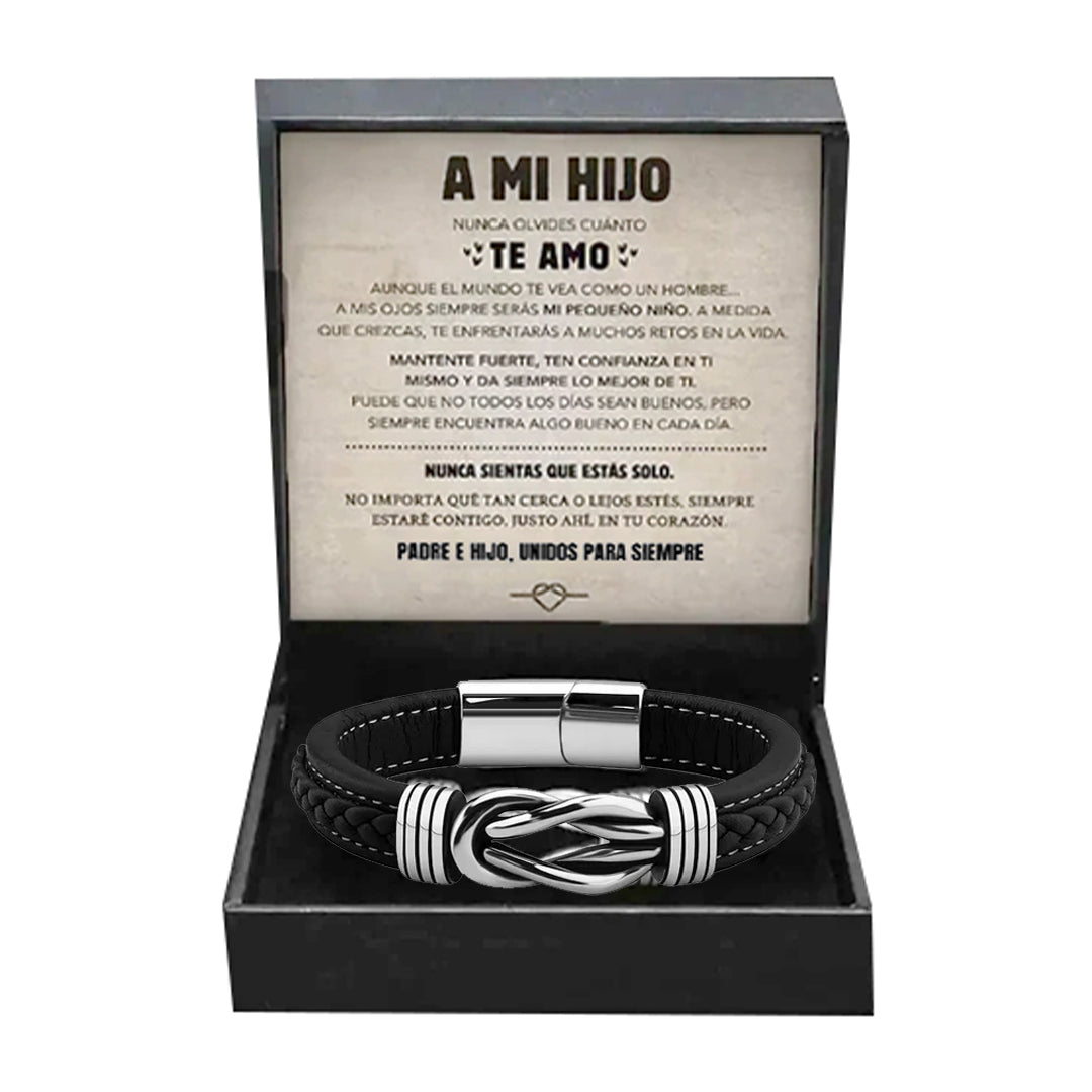 "Para Mi Hijo" Pulsera Grabada