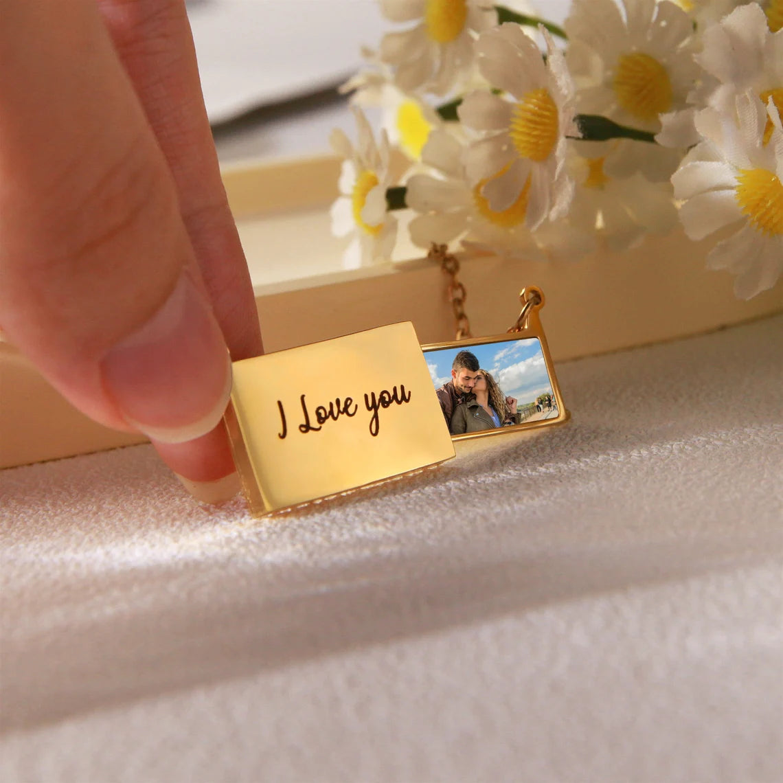 Collar Sobre Personalizado para novios